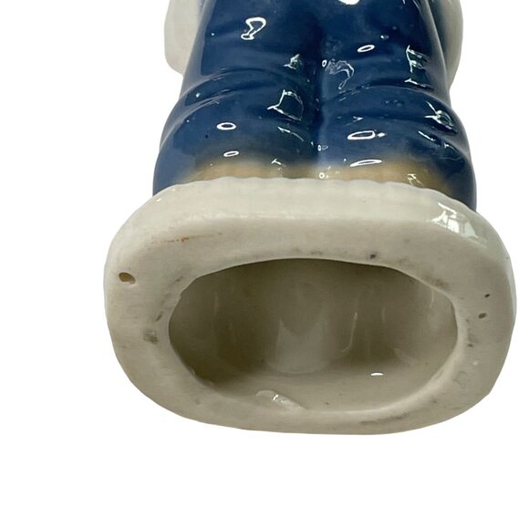 Vintage Figurine Country Boy Gathering Wood Figurine Hand Painted Porcelain u - Picture 7 of 7